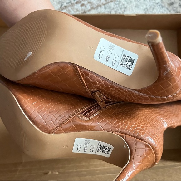 Asos boots faux croc - Picture 3 of 4